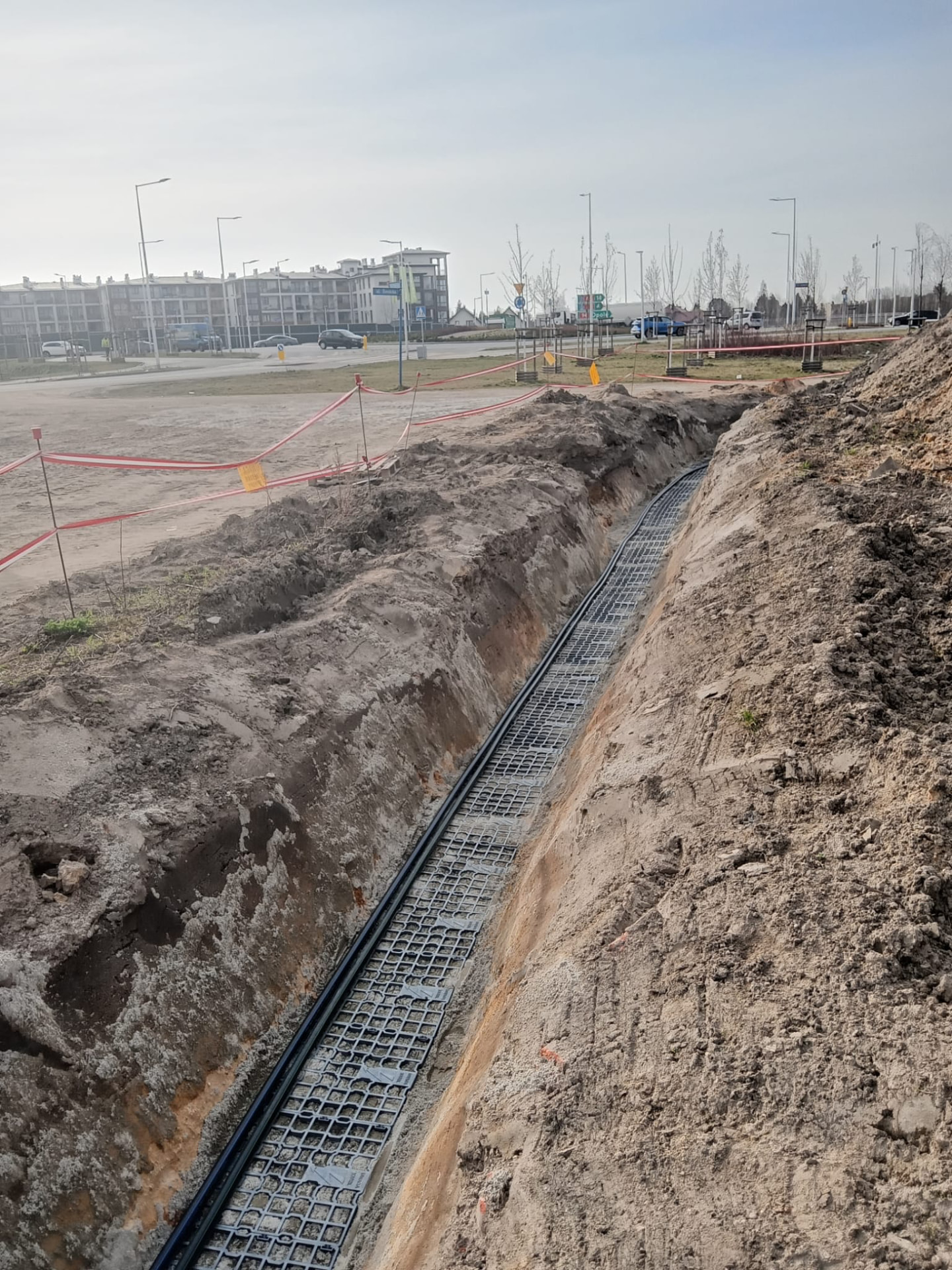 Płyty ochronne GRIDA na budowie — realizacja 5